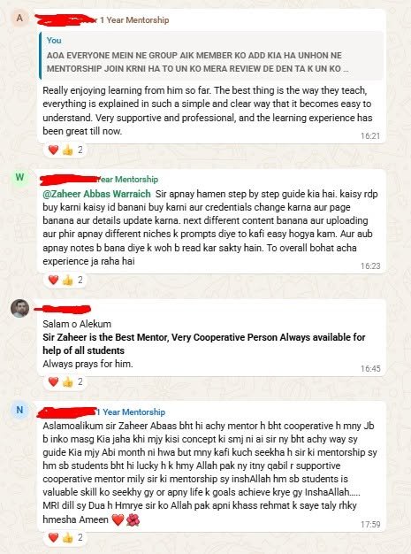 Student feedback